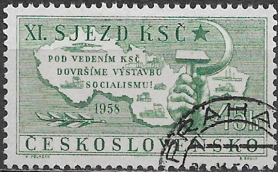 Československo u Mi 1076
