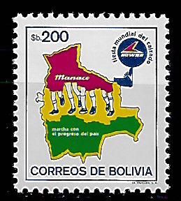 Bolívie N Mi 1022